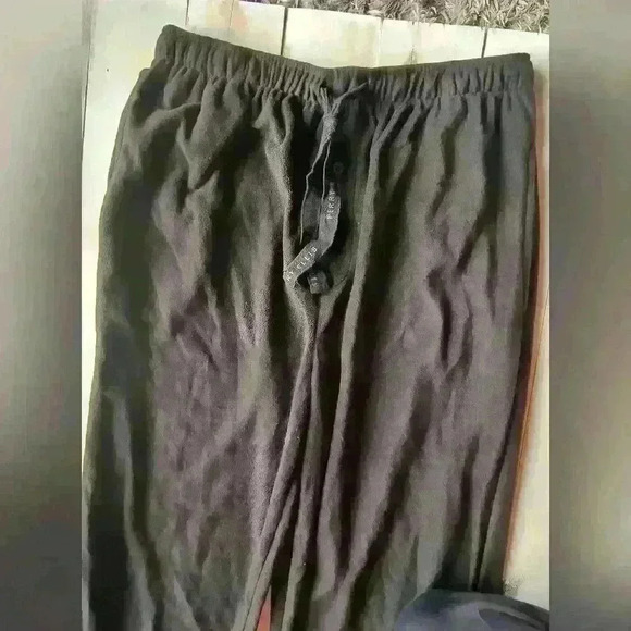 Perry Ellis Portfolio Black Fleece Lounge Drawstring Pants Men's Size Large - Picture 2 of 3
